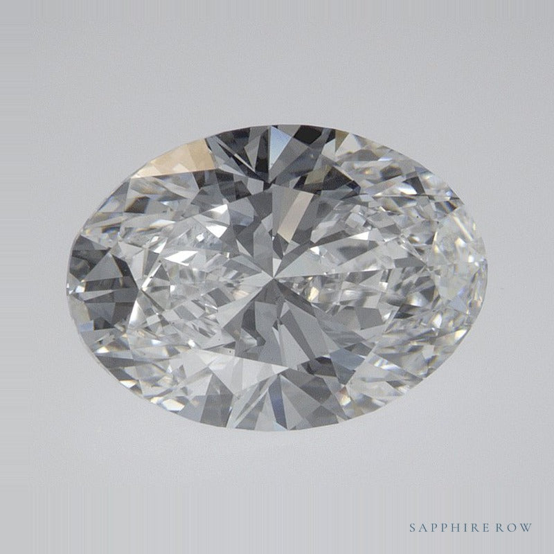 2.06 ct lab-grown diamond, oval cut | Sapphire Row · cut6
