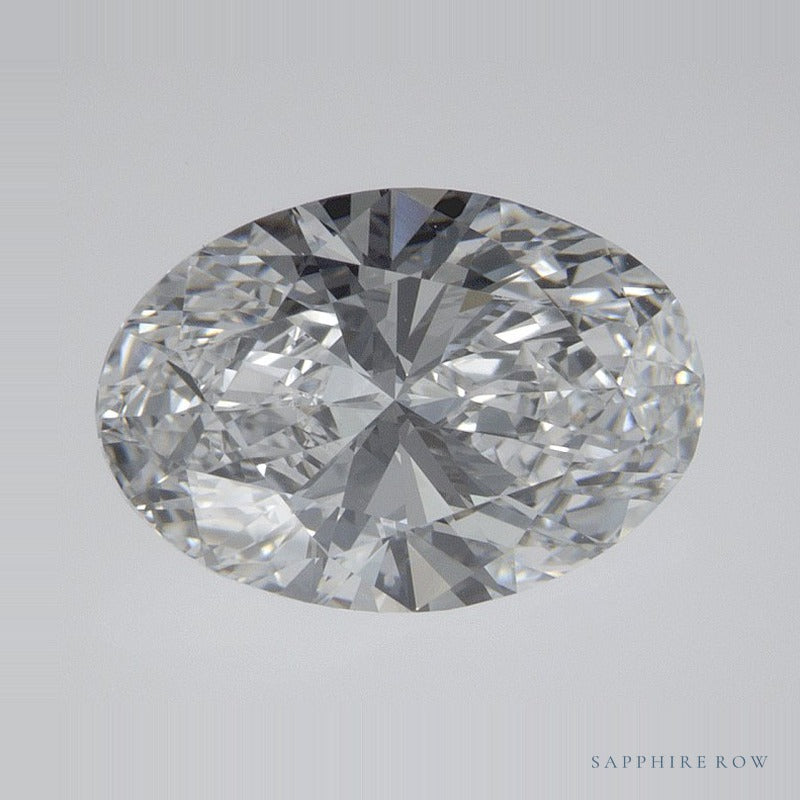 2.06 ct lab-grown diamond, oval cut | Sapphire Row · cut6