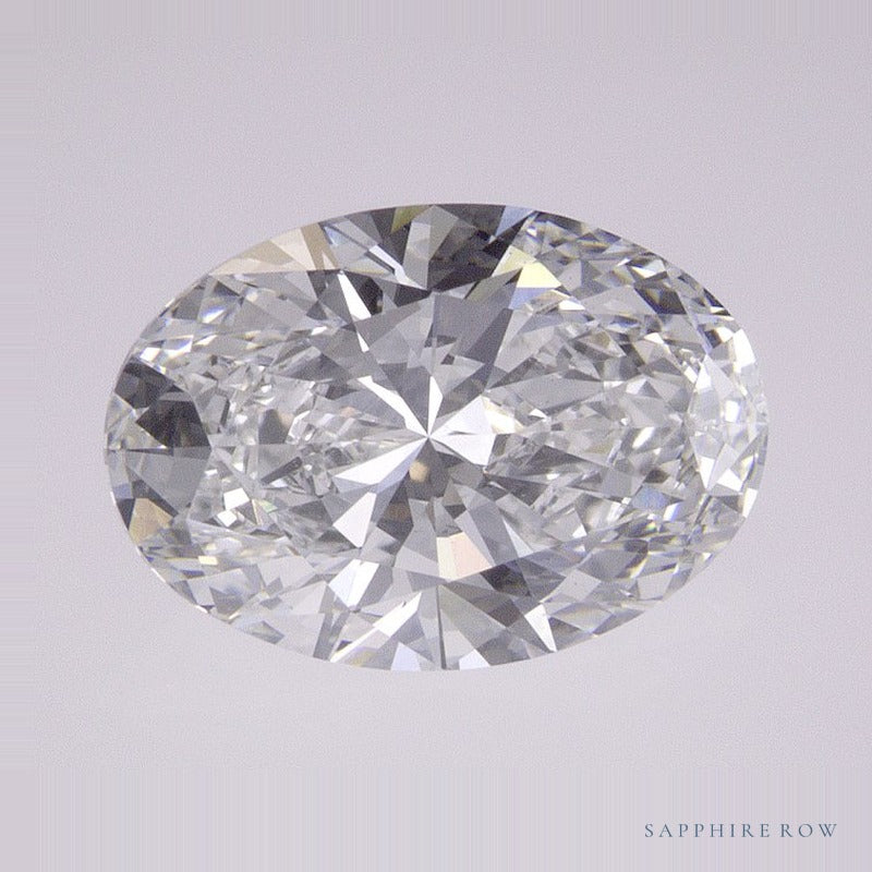 2.06 ct lab-grown diamond, oval cut | Sapphire Row · cut6
