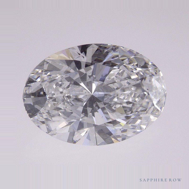 2.06 ct lab-grown diamond, oval cut | Sapphire Row · cut6