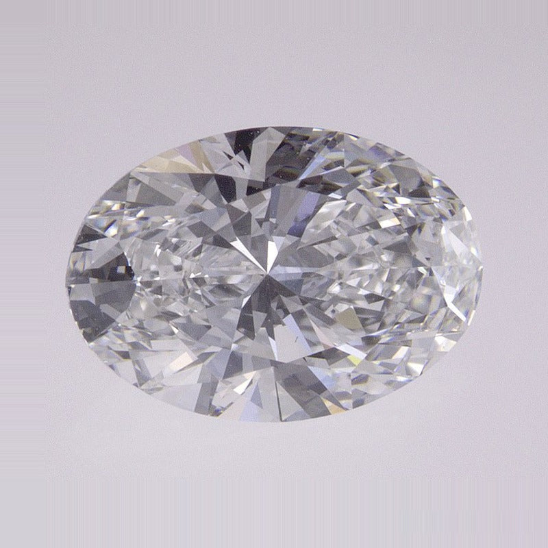 2.06 ct lab-grown diamond, oval cut | Sapphire Row · cut7