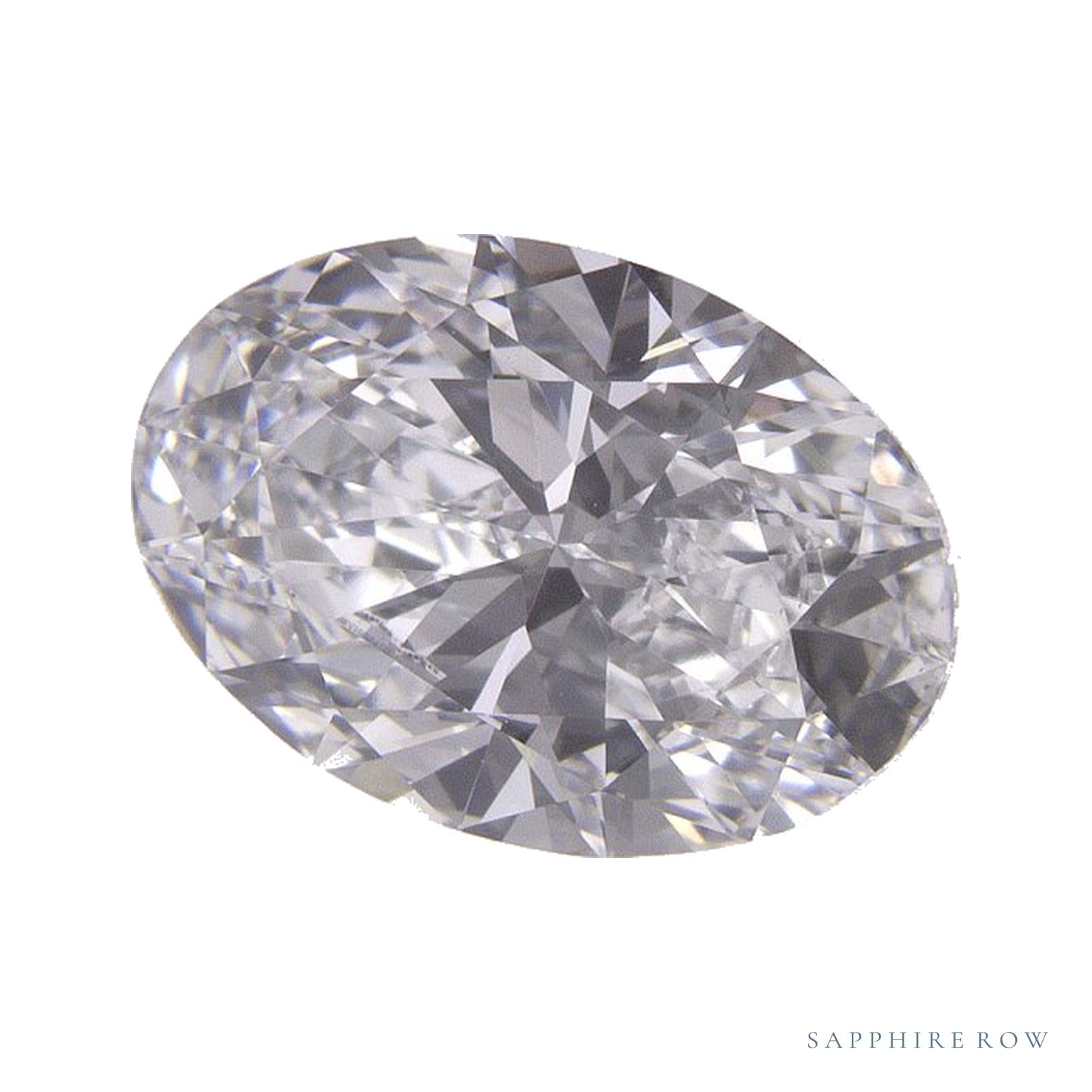 2.06 ct lab-grown diamond, oval cut | Sapphire Row · cut4