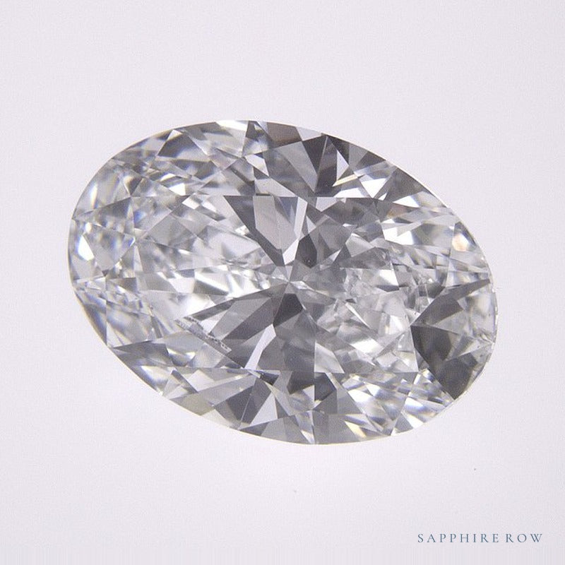 2.06 ct lab-grown diamond, oval cut | Sapphire Row · cut6