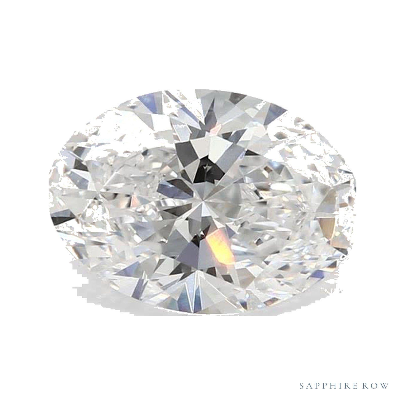 2.05 ct lab-grown diamond, oval cut | Sapphire Row · cut4