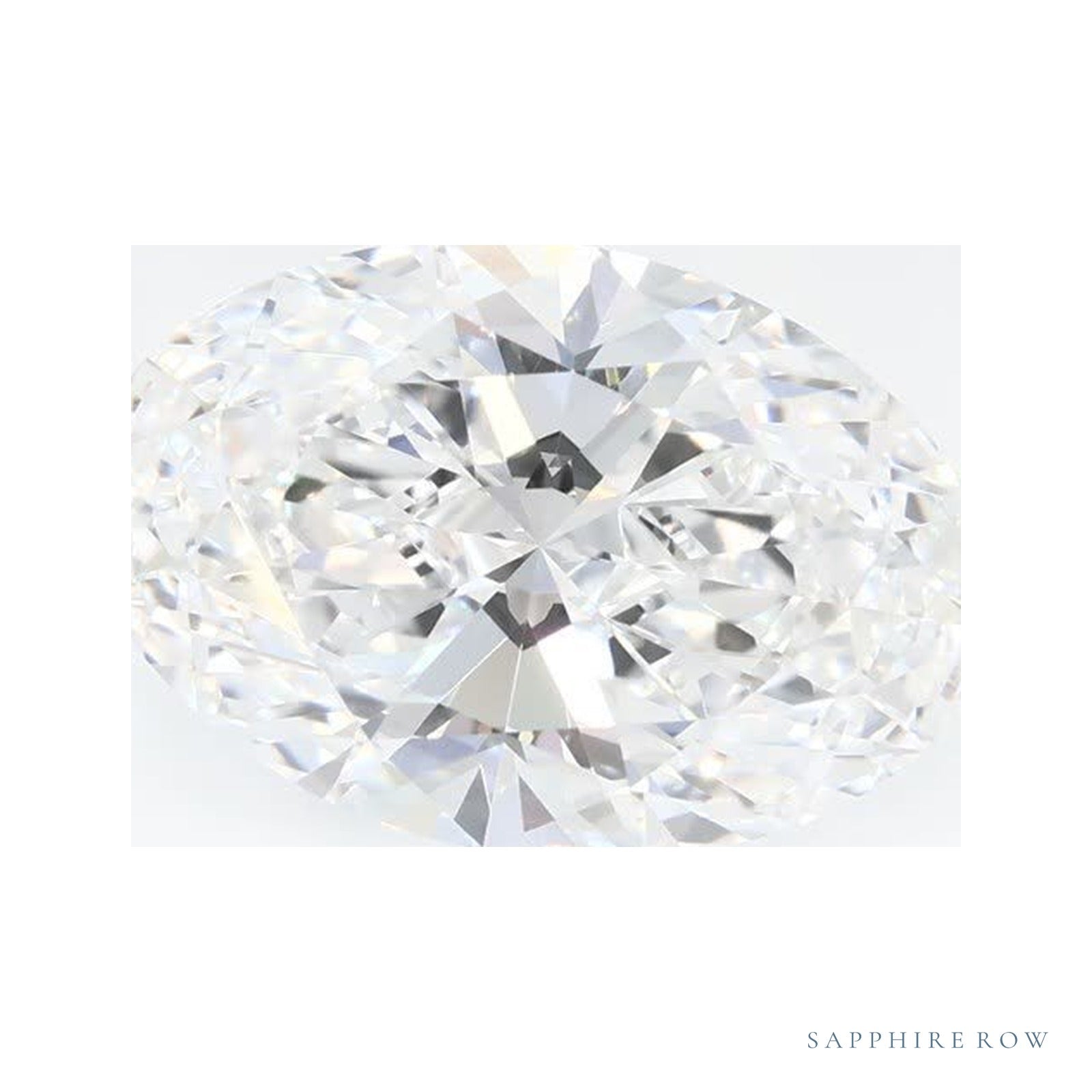 2.05 ct lab-grown diamond, oval cut | Sapphire Row · cut4