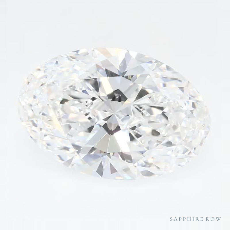 2.05 ct lab-grown diamond, oval cut | Sapphire Row · cut6
