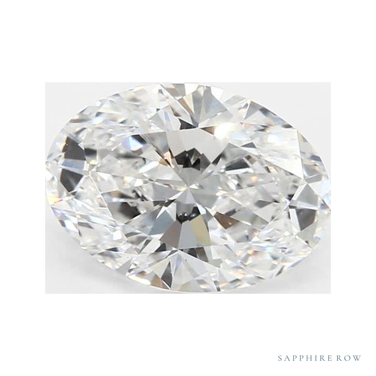 2.05 ct lab-grown diamond, oval cut | Sapphire Row · cut4