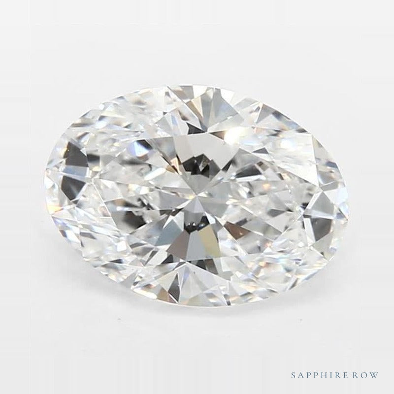 2.05 ct lab-grown diamond, oval cut | Sapphire Row · cut6