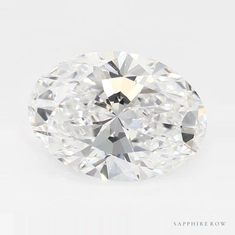 2.05 ct lab-grown diamond, oval cut | Sapphire Row · cut6