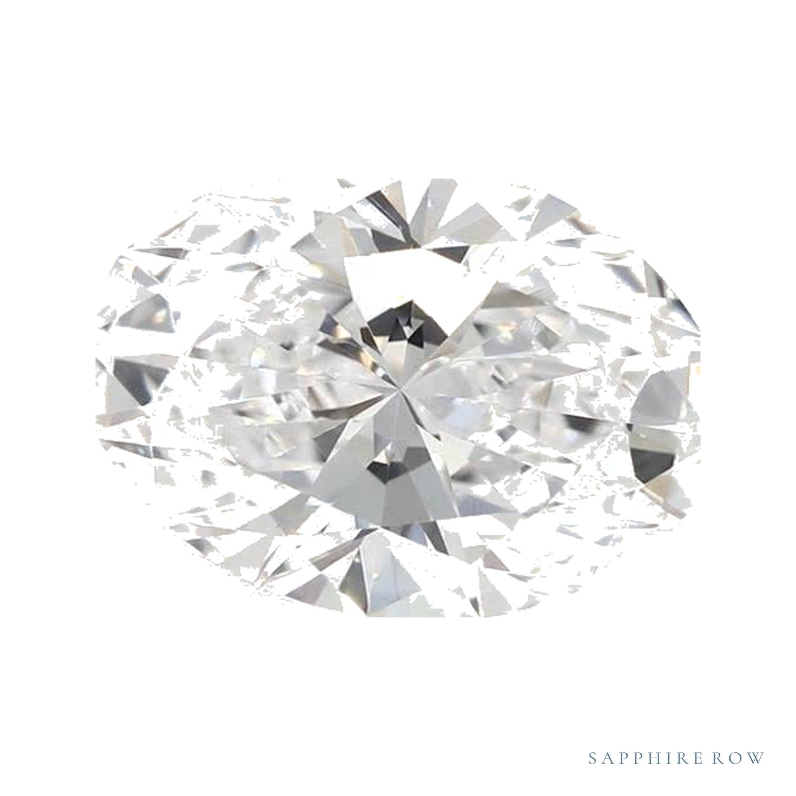 2.05 ct lab-grown diamond, oval cut | Sapphire Row · cut4