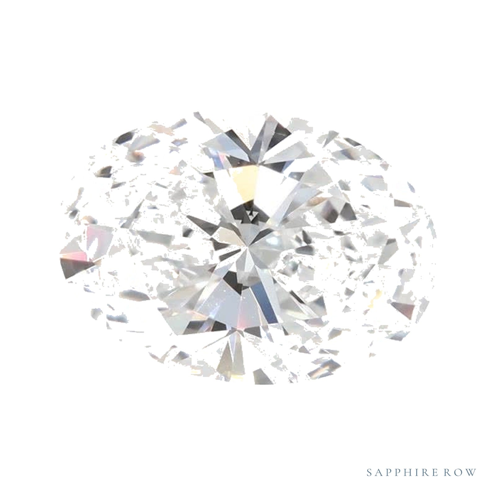 2.05 ct lab-grown diamond, oval cut | Sapphire Row · cut4