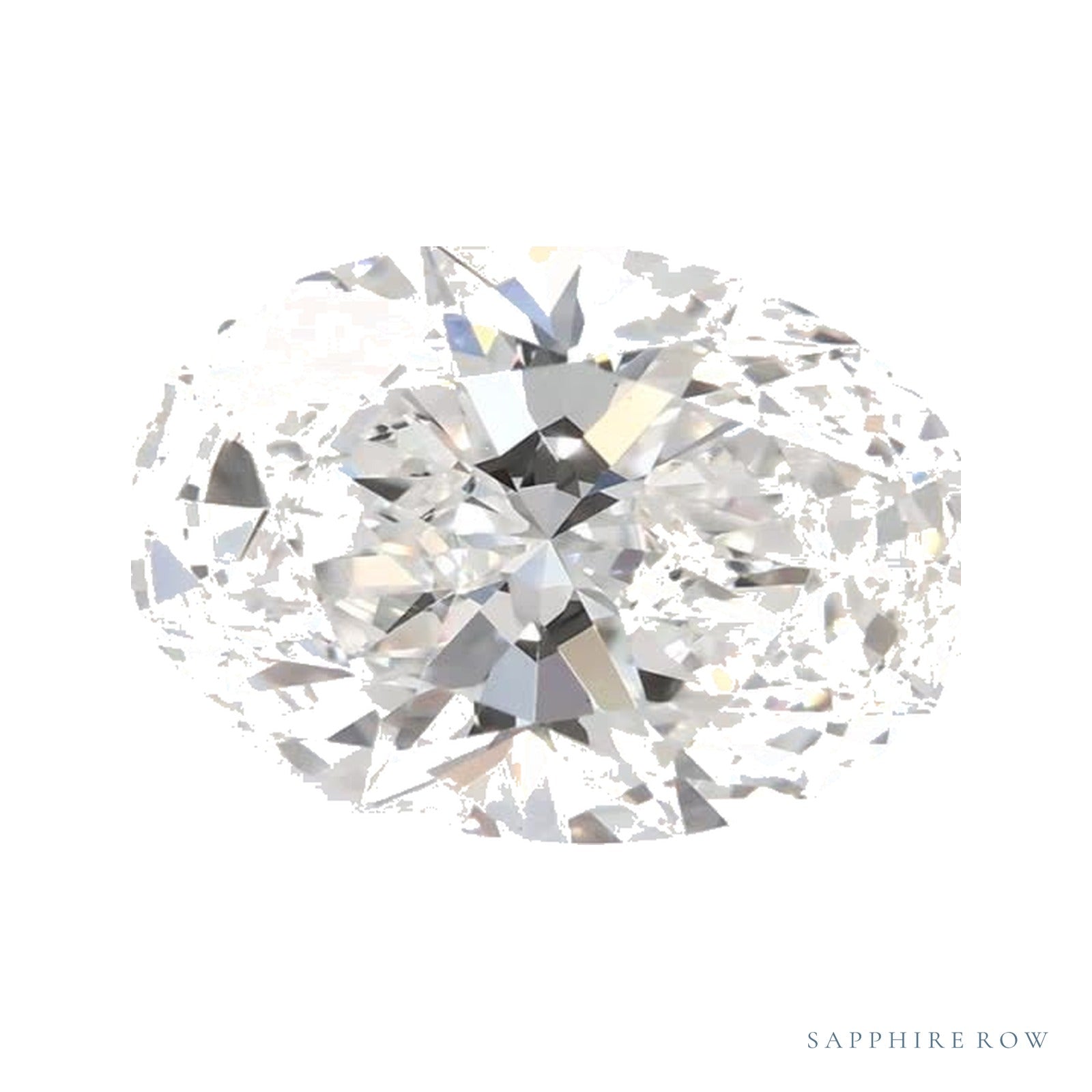 2.05 ct lab-grown diamond, oval cut | Sapphire Row · cut4