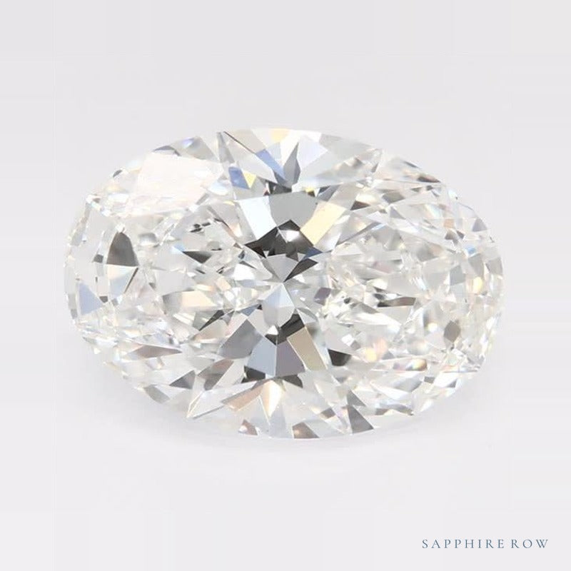 2.05 ct lab-grown diamond, oval cut | Sapphire Row · cut6