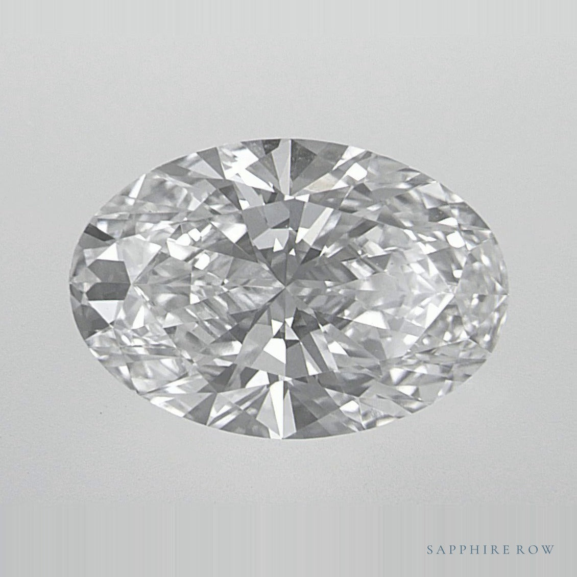 2.05 ct lab-grown diamond, oval cut | Sapphire Row · cut6