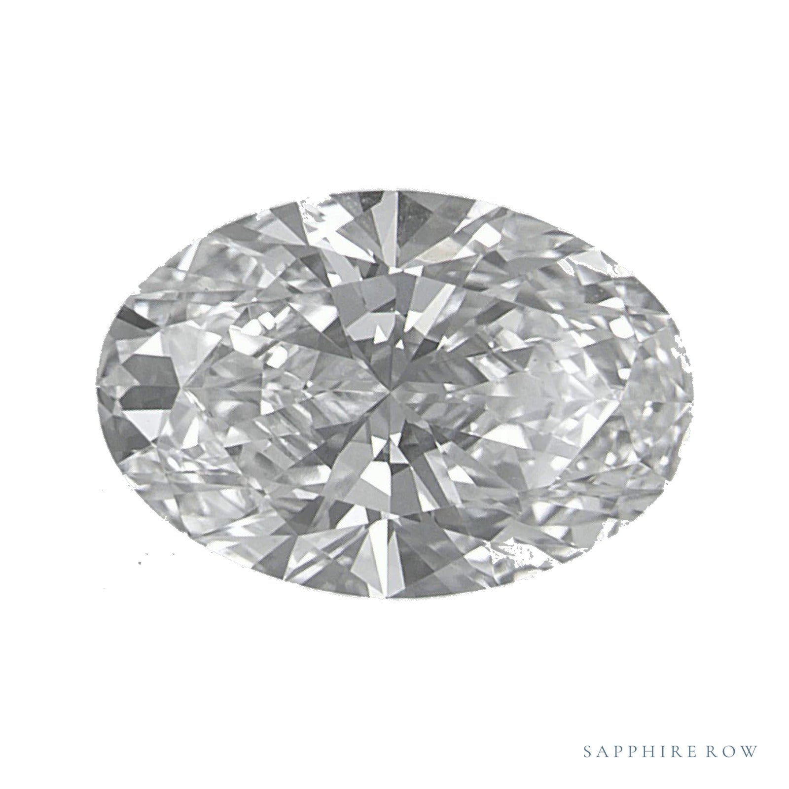2.05 ct lab-grown diamond, oval cut | Sapphire Row · cut4