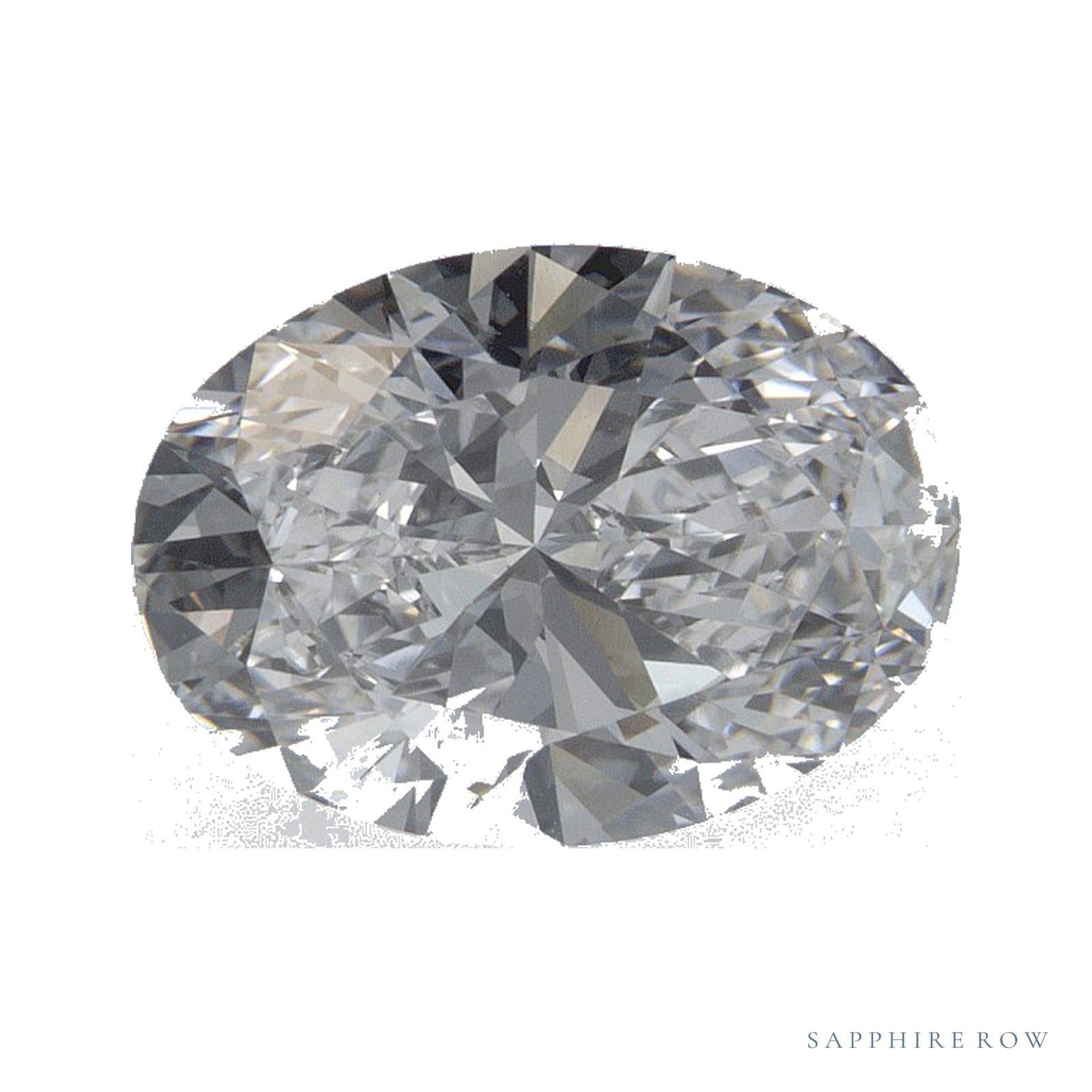 2.05 ct lab-grown diamond, oval cut | Sapphire Row · cut4
