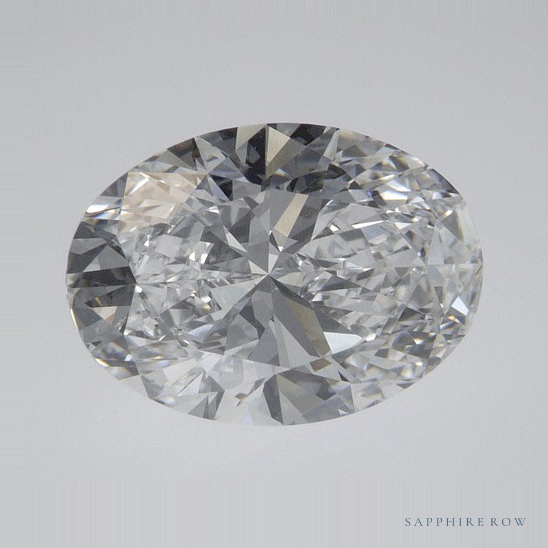 2.05 ct lab-grown diamond, oval cut | Sapphire Row · cut6