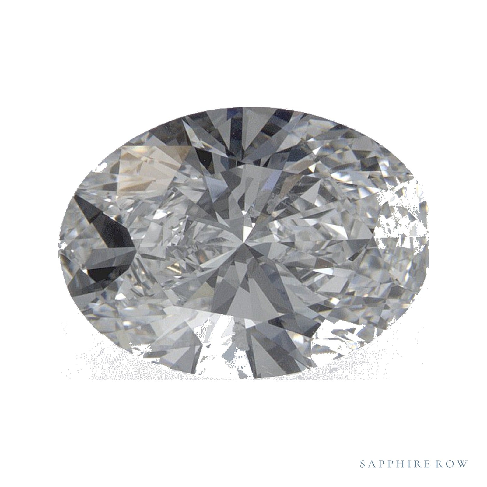 2.05 ct lab-grown diamond, oval cut | Sapphire Row · cut4