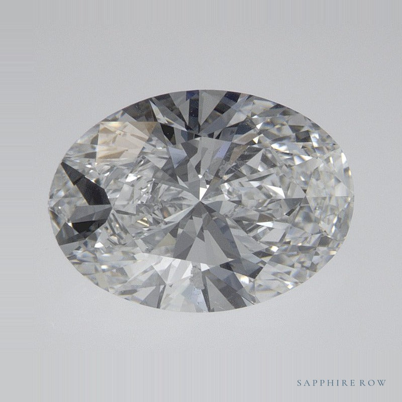 2.05 ct lab-grown diamond, oval cut | Sapphire Row · cut6