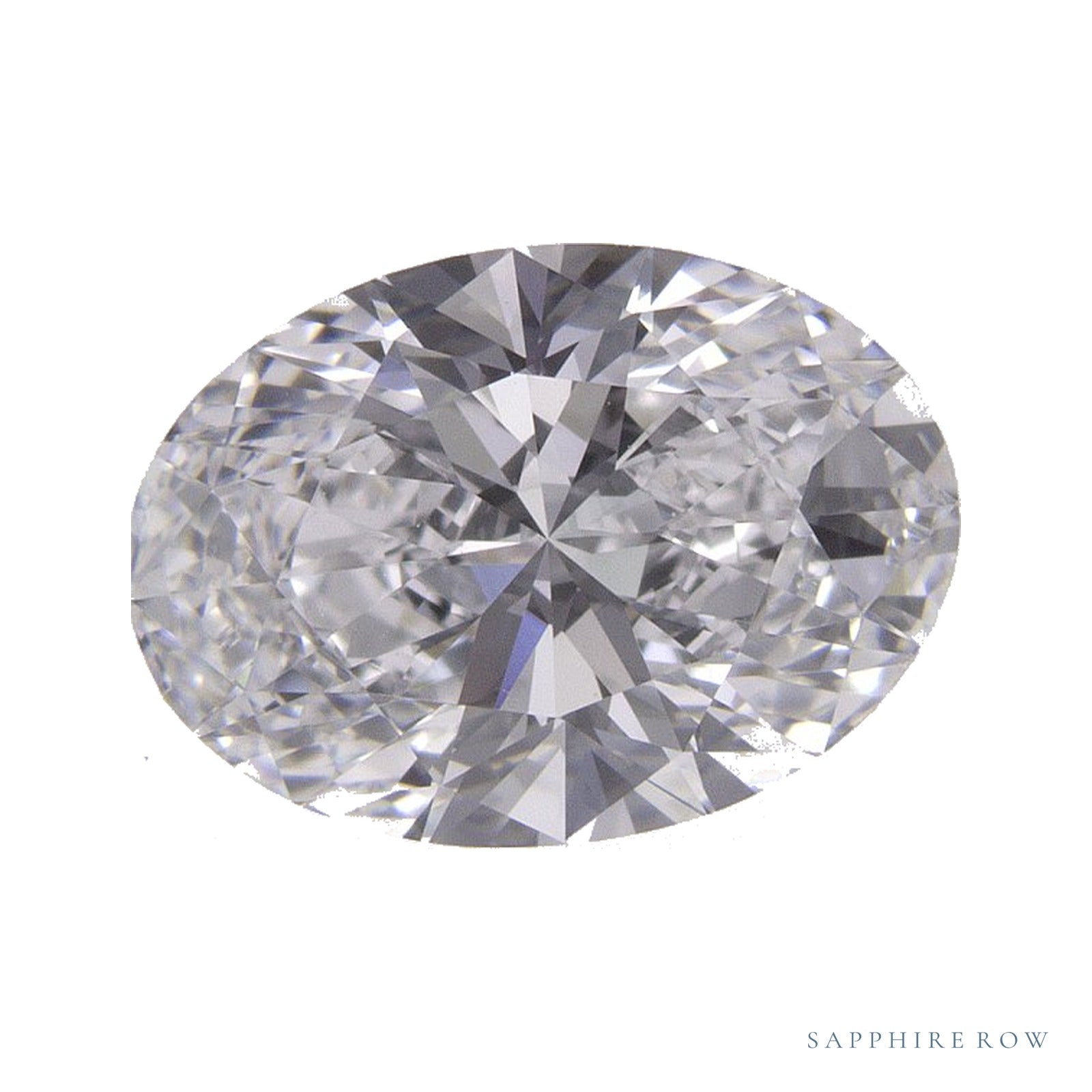 2.05 ct lab-grown diamond, oval cut | Sapphire Row · cut4