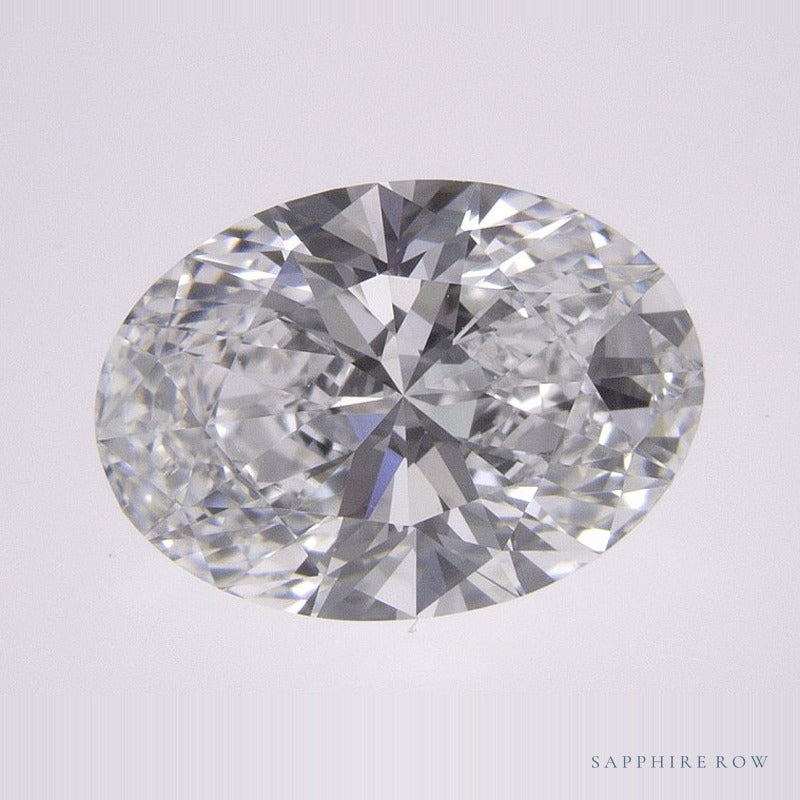 2.05 ct lab-grown diamond, oval cut | Sapphire Row · cut6