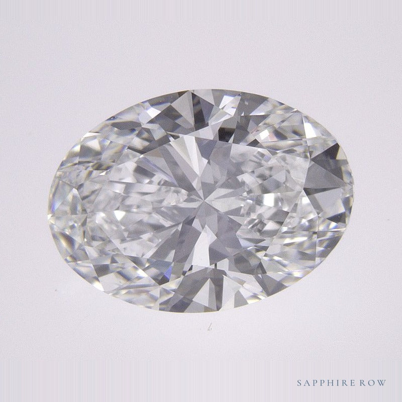 2.05 ct lab-grown diamond, oval cut | Sapphire Row · cut6