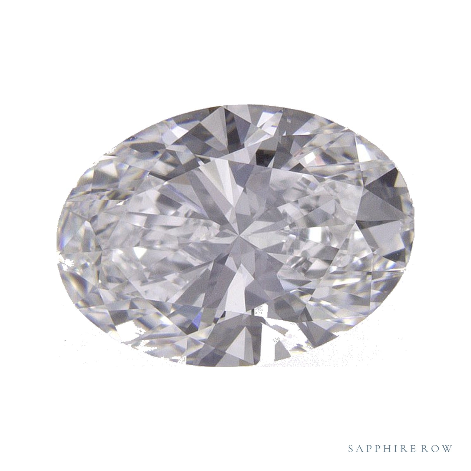 2.05 ct lab-grown diamond, oval cut | Sapphire Row · cut4
