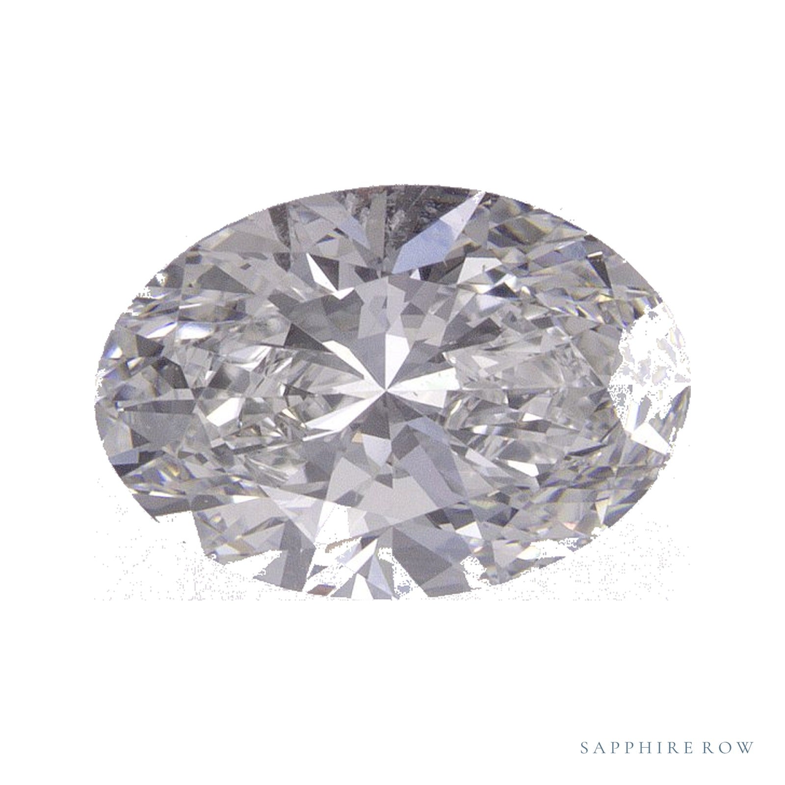 2.05 ct lab-grown diamond, oval cut | Sapphire Row · cut4