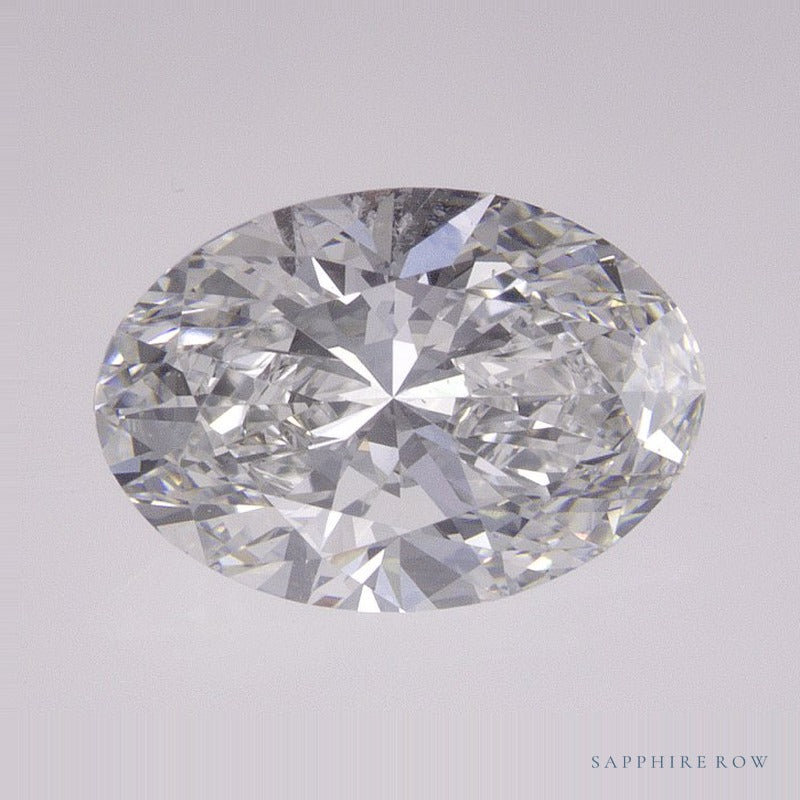 2.05 ct lab-grown diamond, oval cut | Sapphire Row · cut6