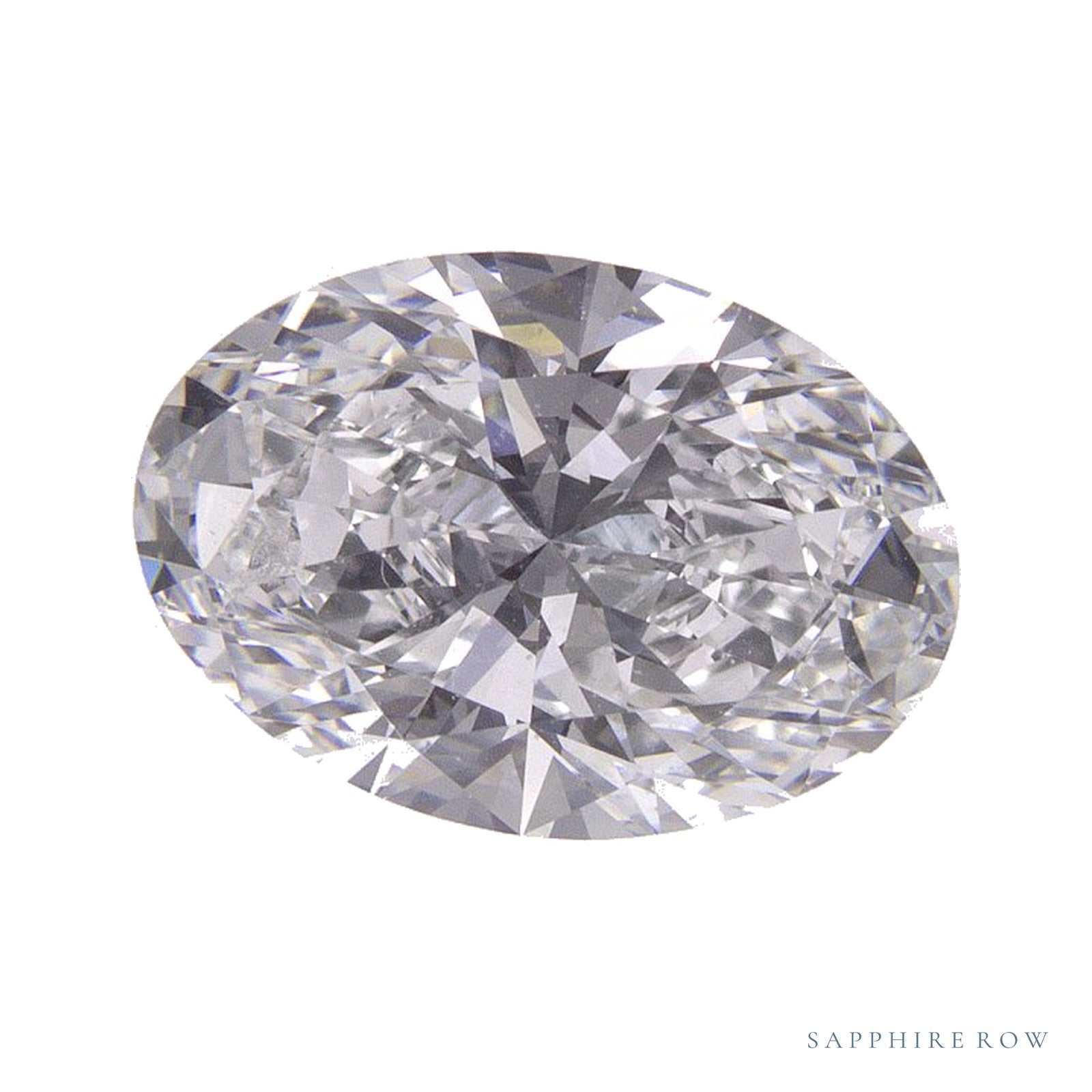 2.05 ct lab-grown diamond, oval cut | Sapphire Row · cut4