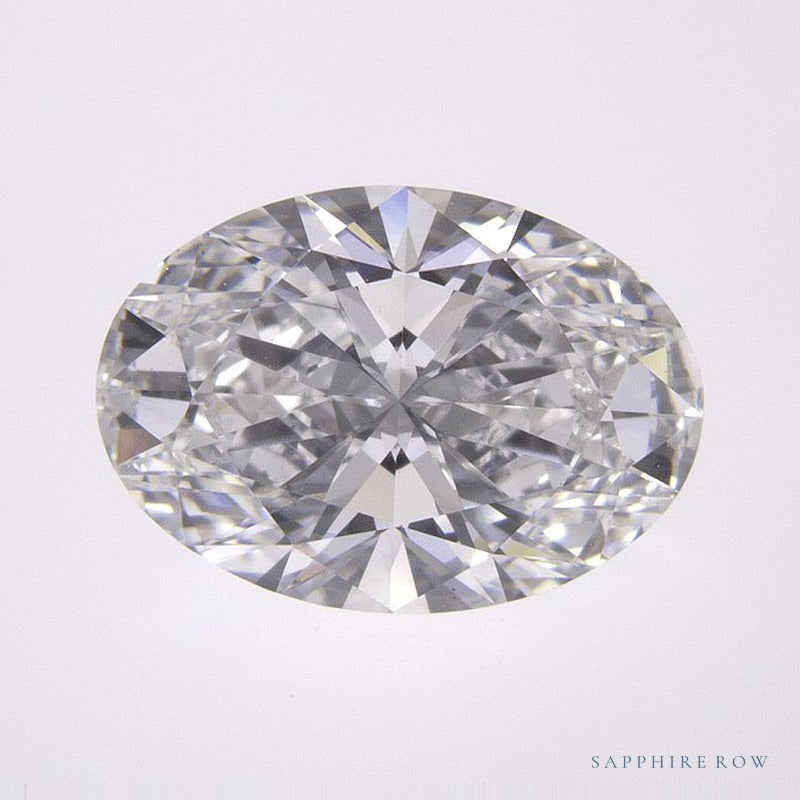 2.05 ct lab-grown diamond, oval cut | Sapphire Row · cut6