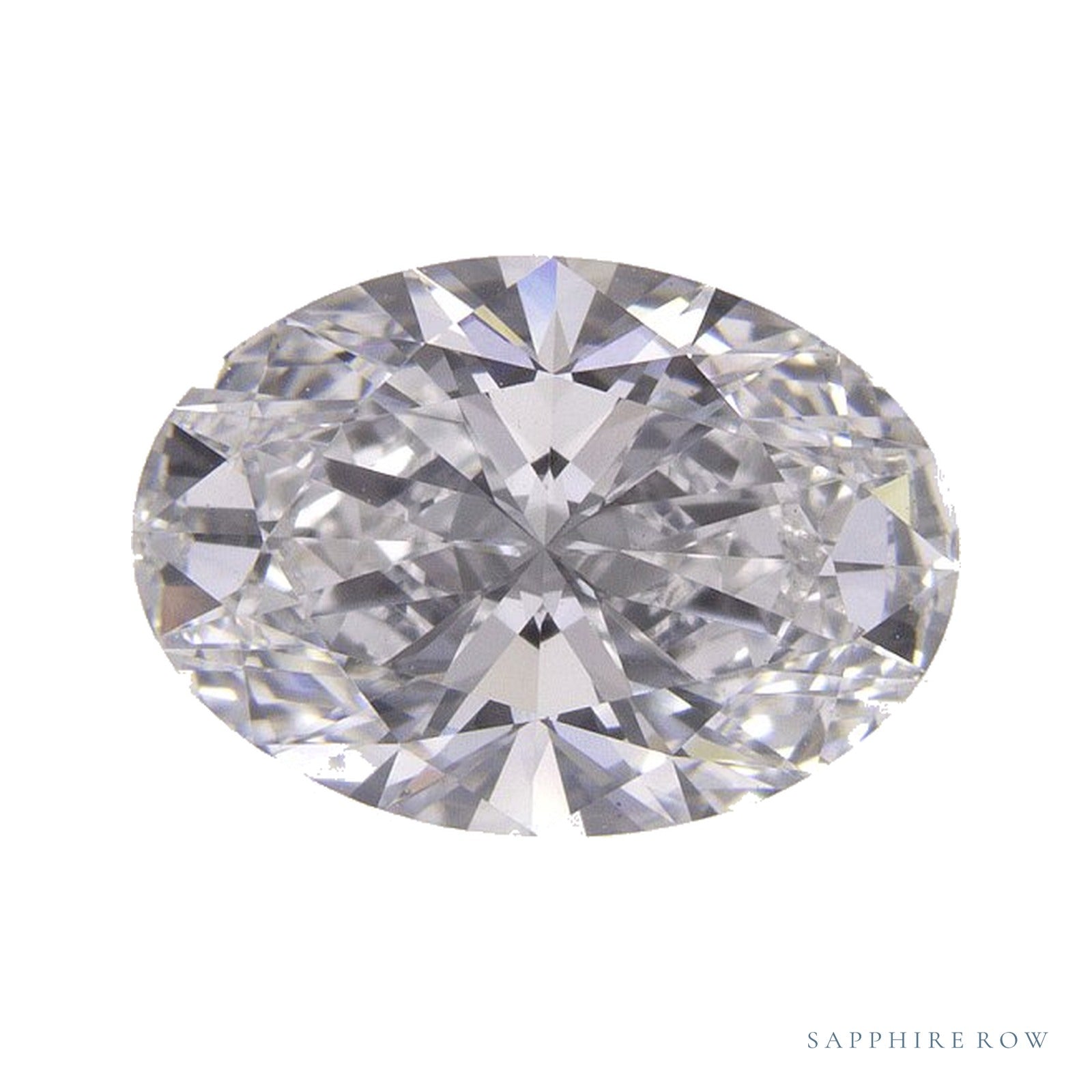 2.05 ct lab-grown diamond, oval cut | Sapphire Row · cut4