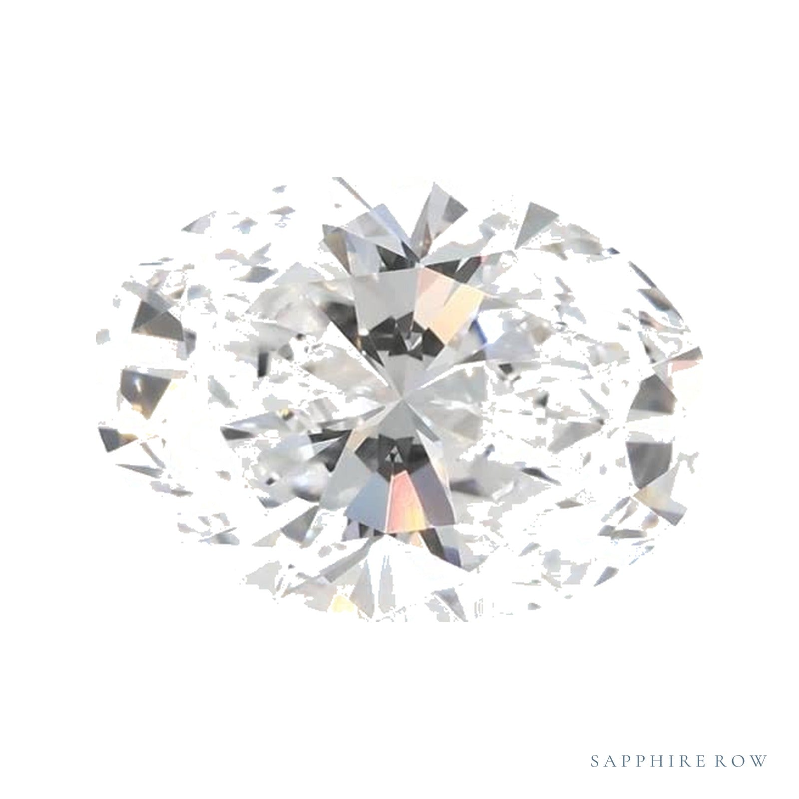 2.04 ct lab-grown diamond, oval cut | Sapphire Row · cut4