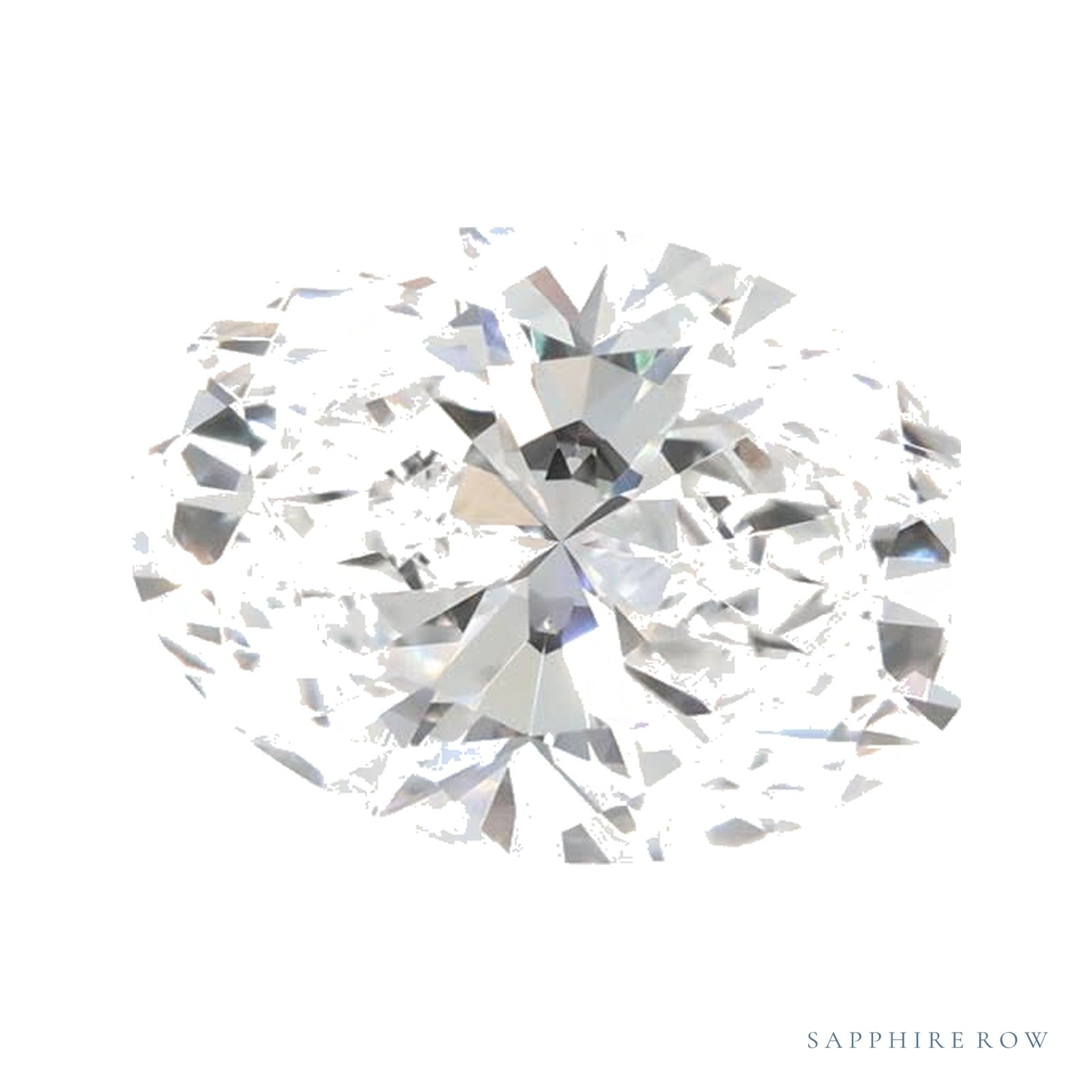 2.04 ct lab-grown diamond, oval cut | Sapphire Row · cut4