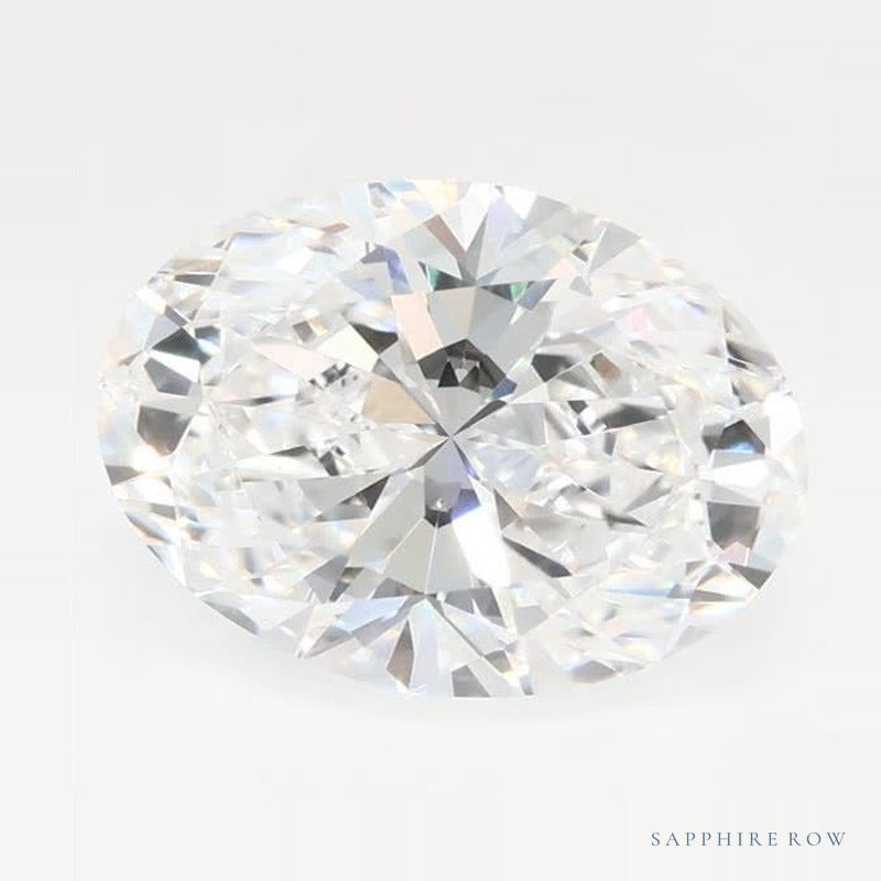 2.04 ct lab-grown diamond, oval cut | Sapphire Row · cut6