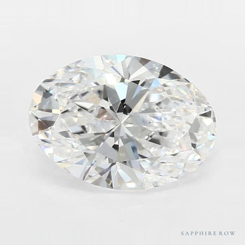 2.04 ct lab-grown diamond, oval cut | Sapphire Row · cut6