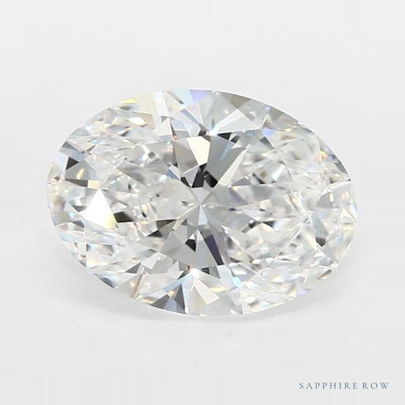 2.04 ct lab-grown diamond, oval cut | Sapphire Row · cut6