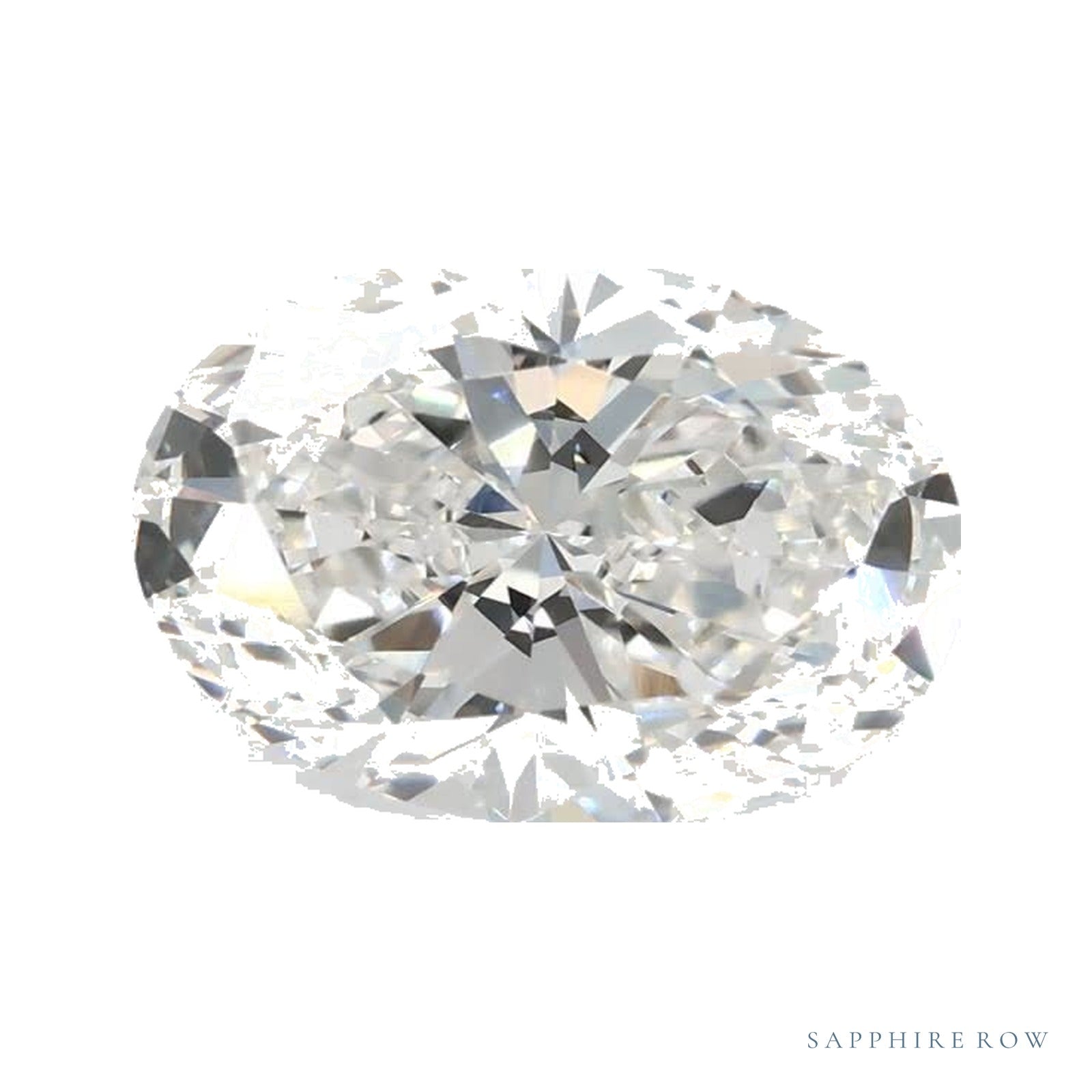 2.04 ct lab-grown diamond, oval cut | Sapphire Row · cut4
