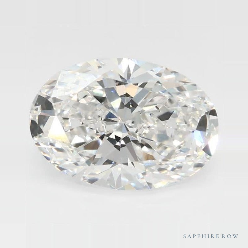 2.04 ct lab-grown diamond, oval cut | Sapphire Row · cut6