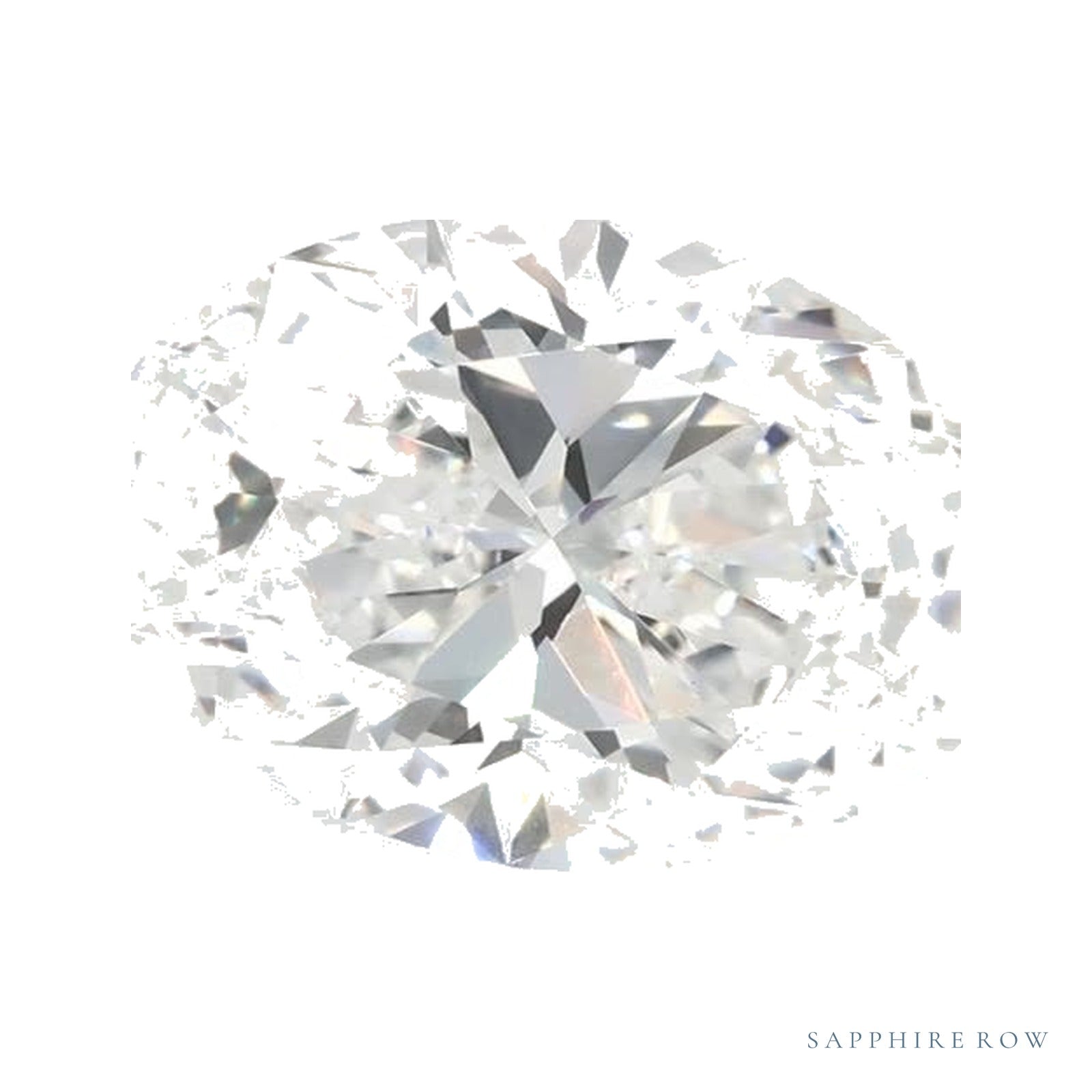 2.04 ct lab-grown diamond, oval cut | Sapphire Row · cut4