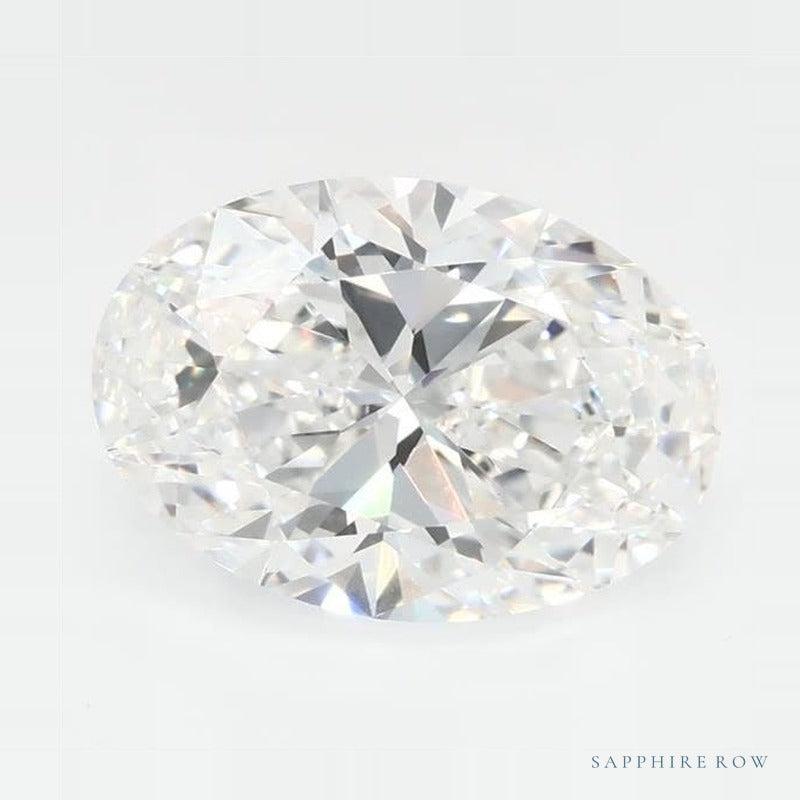 2.04 ct lab-grown diamond, oval cut | Sapphire Row · cut6