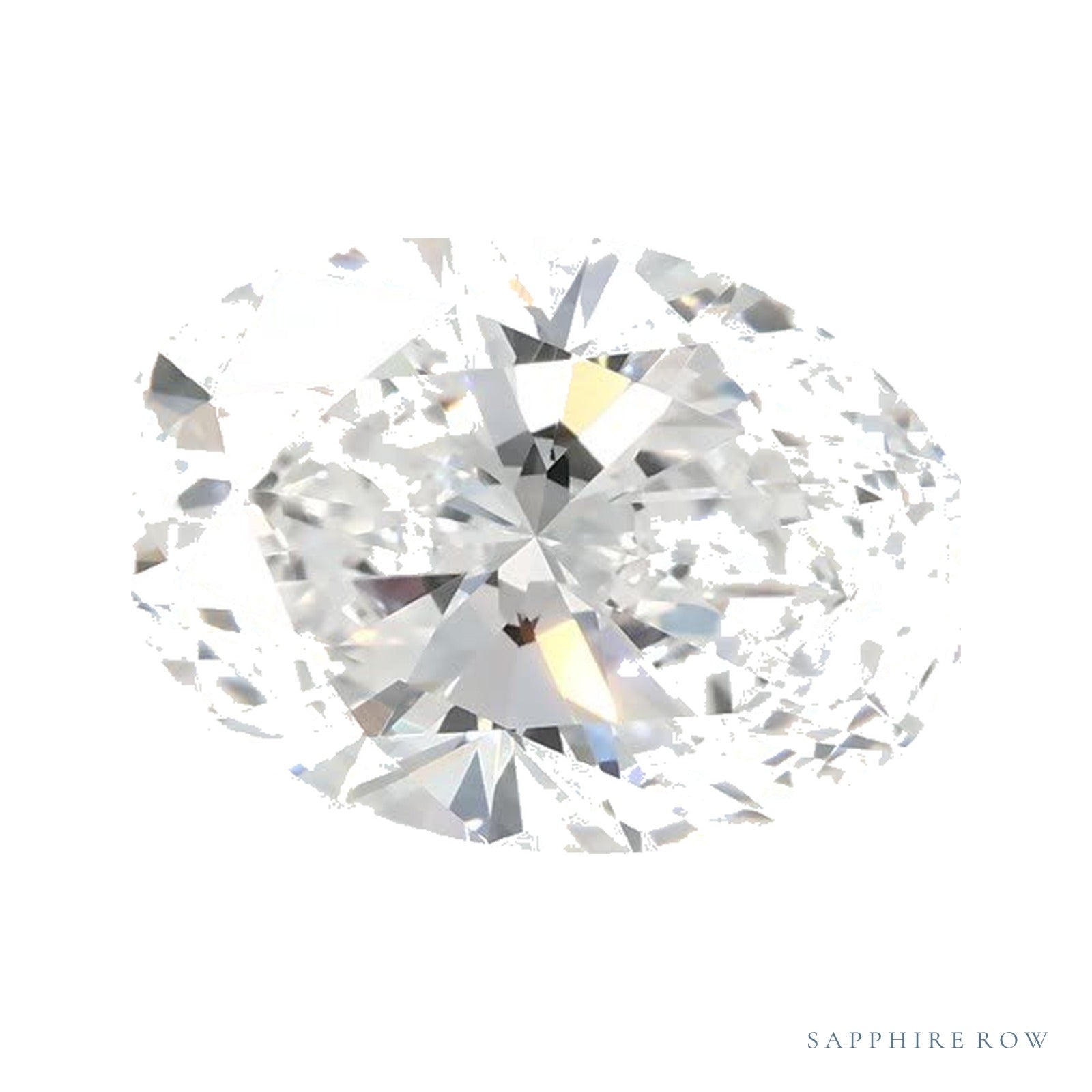 2.04 ct lab-grown diamond, oval cut | Sapphire Row · cut4