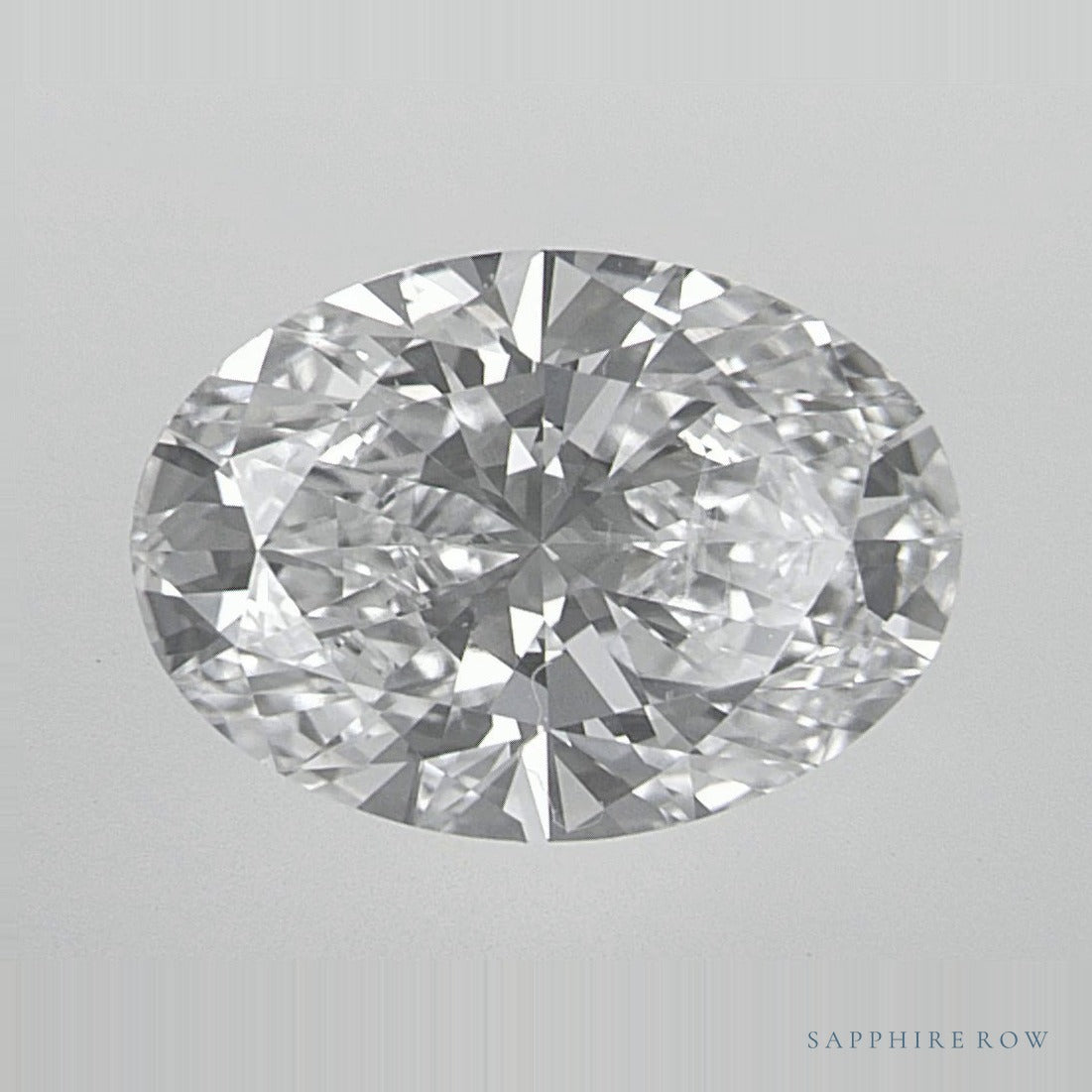 2.04 ct lab-grown diamond, oval cut | Sapphire Row · cut6