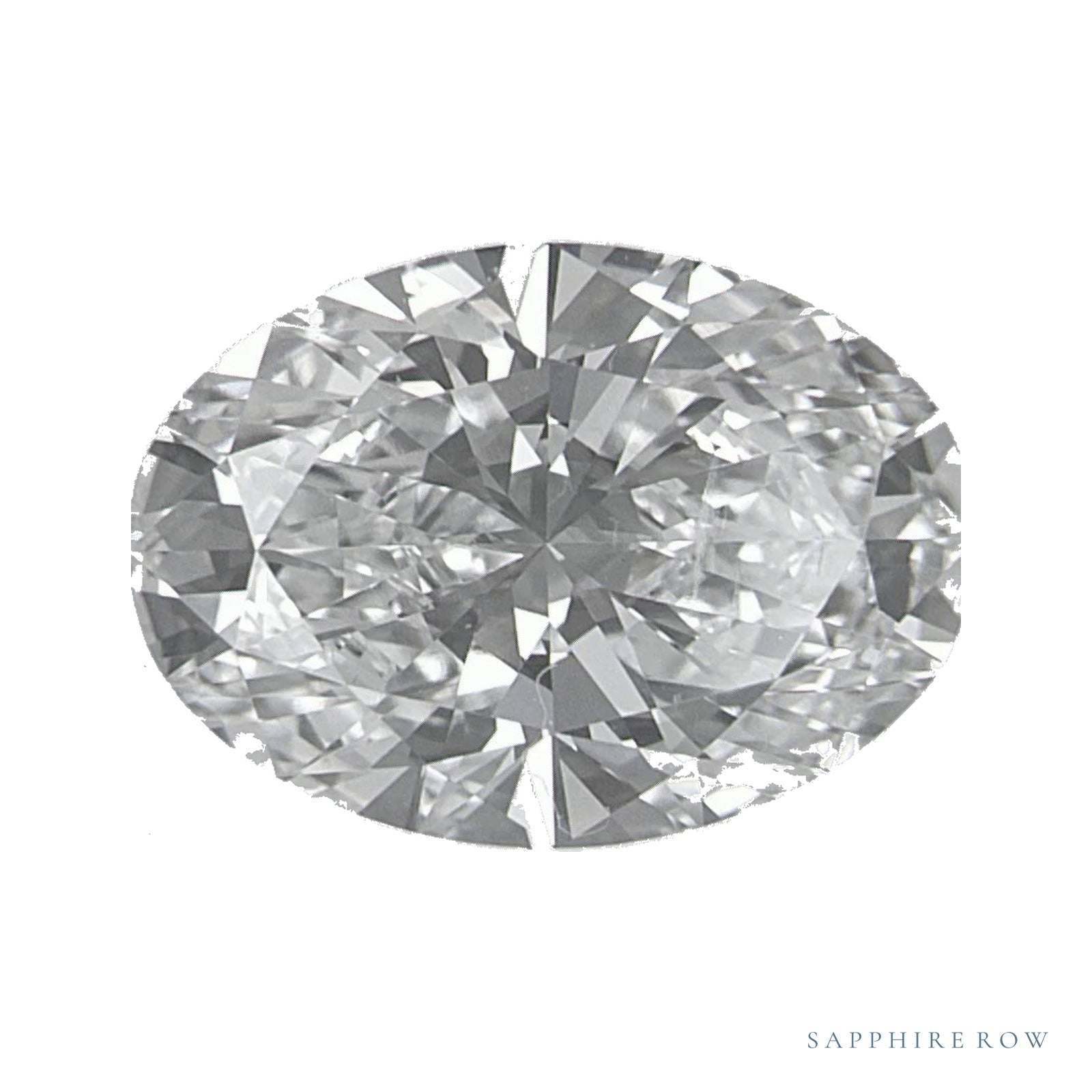 2.04 ct lab-grown diamond, oval cut | Sapphire Row · cut4