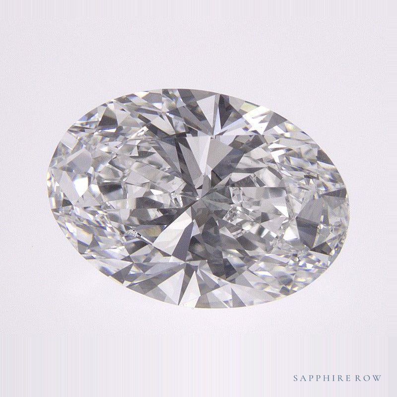 2.04 ct lab-grown diamond, oval cut | Sapphire Row · cut6