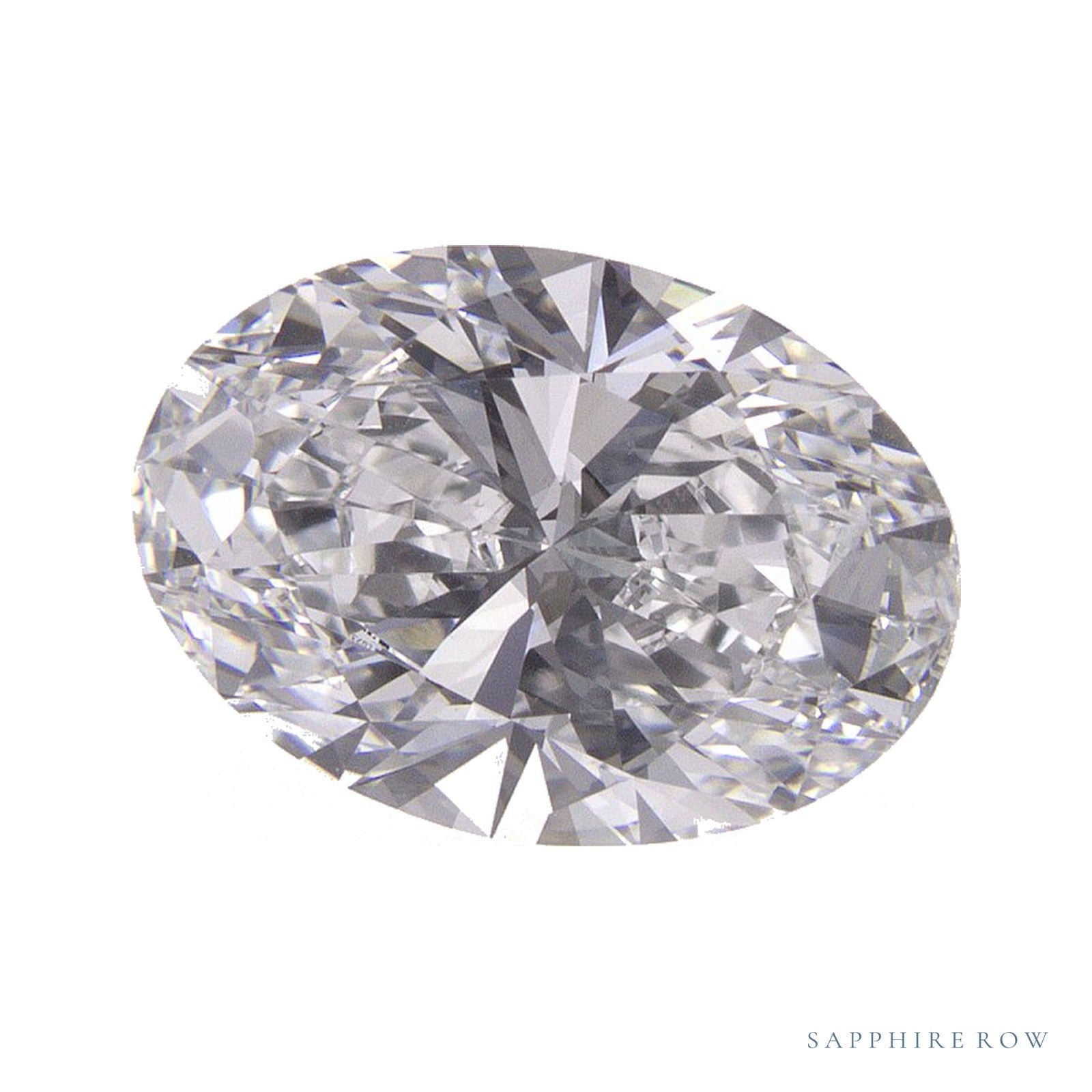 2.04 ct lab-grown diamond, oval cut | Sapphire Row · cut4