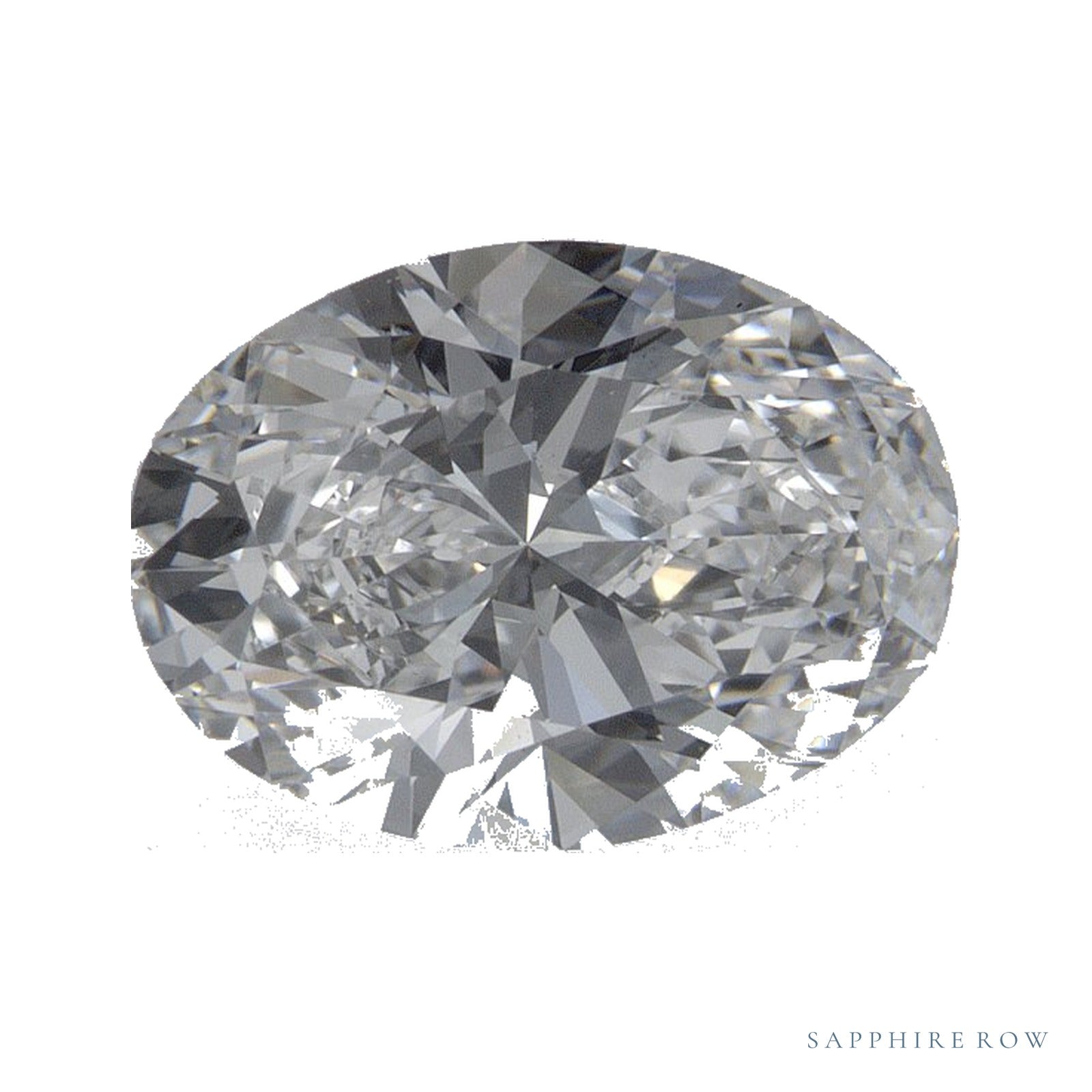 2.04 ct lab-grown diamond, oval cut | Sapphire Row · cut4