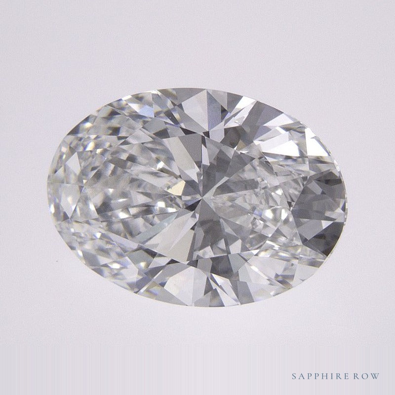 2.04 ct lab-grown diamond, oval cut | Sapphire Row · cut6