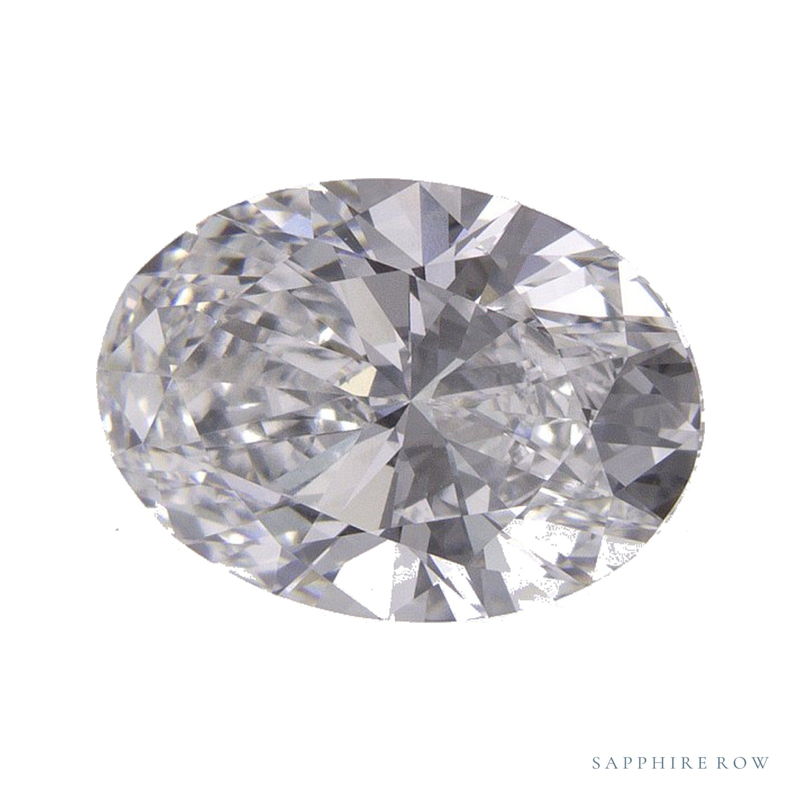 2.04 ct lab-grown diamond, oval cut | Sapphire Row · cut4