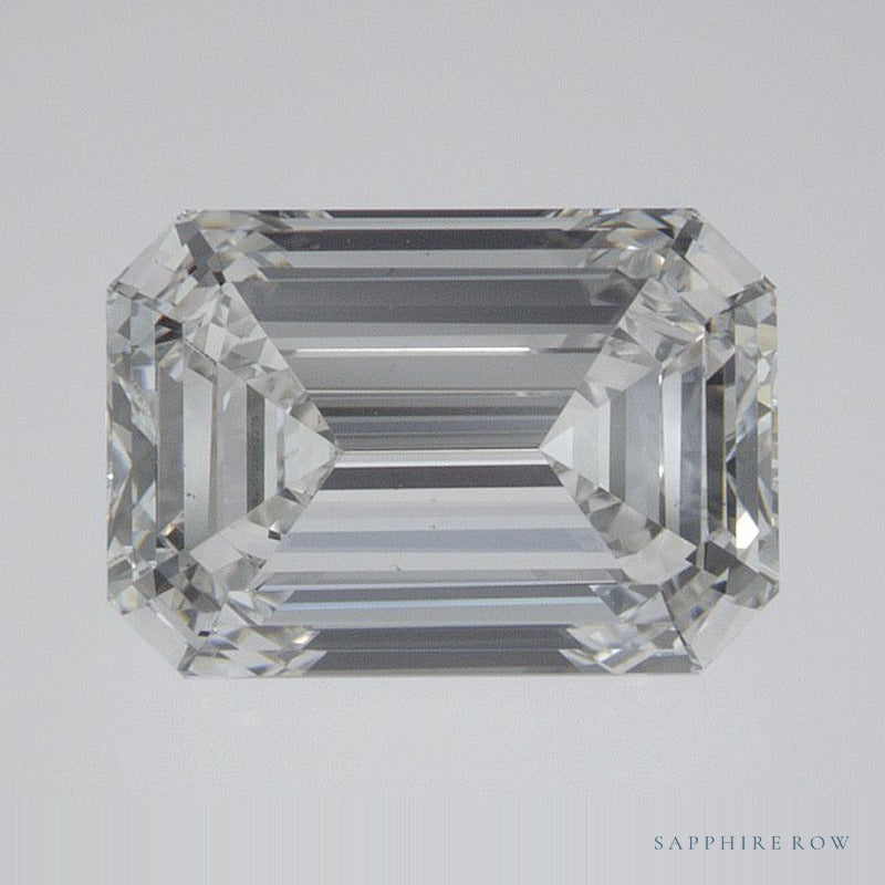 2.04 ct lab-grown diamond, emerald cut | Sapphire Row · cut6